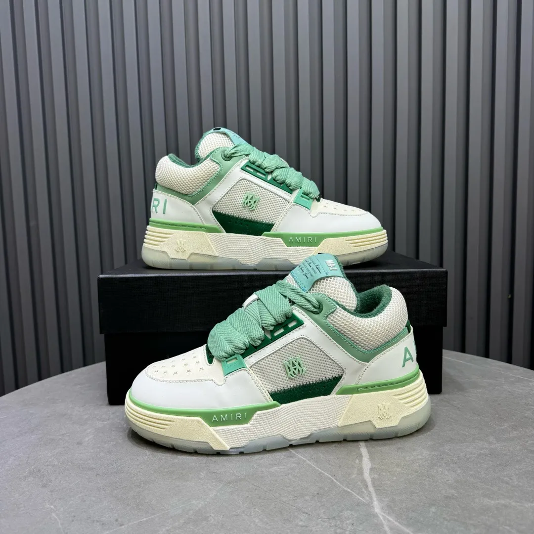 Men's shoes 💰660💰 AMIRI AMIRI trendy brand hot sale 🔥 Available all year round, couples 💑 Official website synchronization Imported fabrics 1⃣️ vs 1⃣️ replica, original factory special original sole, 35-45 (45. non-refundable)